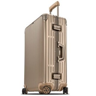 RIMOWA 28寸托运箱拉杆箱 TOPAS TITANIUM系列钛金色 924.70.03.4