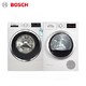 博世（BOSCH）10公斤洗+9公斤干 白色洗烘套装 WAU28560HW+WTW875601W 智能洗衣机 热泵洗干套装