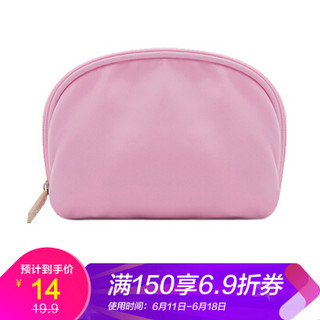 DEER LOVE零钱包韩版化妆包收纳袋大容量随身旅行便携手拿包LE1608粉色