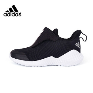 阿迪达斯（adidas)童鞋新品男女中小童网面训练鞋轻便休闲运动鞋AH2627 黑色13K31.5码