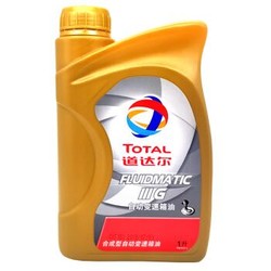 TOTAL 道达尔 ATF自动变速箱油 可用于转向助力油FLUIDMATIC IIIG 1L *3件