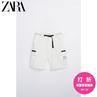 ZARA新款 男装 工装款科技面料夏季夏季休闲短裤 03183301250