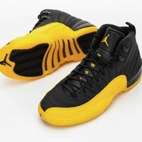 新品发售：AIR JORDAN 12 University Gold 130690-070 男子运动鞋