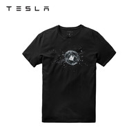 TESLA 特斯拉 Cybertruck防弹图案 男士T恤