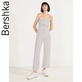 Bershka 02722326712 女士波点吊带连体长裤