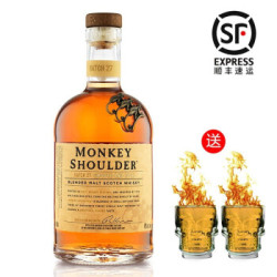 省22 5元 三只猴子monkey Shoulder 调和纯麦苏格兰威士忌英国原装进口洋酒700ml 2件多少钱 什么值得买