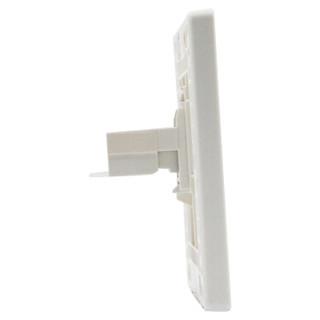 霍尼韦尔（honeywell）开关插座面板 一位电话插座 86型单联座机电话线插座 境尚系列 白色