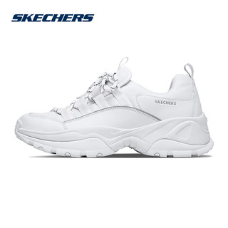 Skechers斯凯奇男子户外老爹鞋熊猫鞋时尚休闲运动鞋小白鞋999120