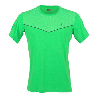 建侬（JIANNONG） 运动户外 19春夏新品 男款圆领运动休闲T恤 3756  绿色 绿色 4XL