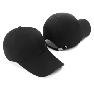 百尚意特 棒球帽 男女同款遮阳帽韩版防晒户外运动休闲帽 JWX701 黑色