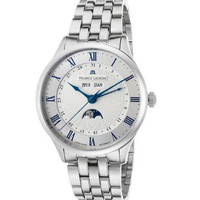 艾美 匠心系列 MP6607-SS002-110 男士机械手表 40mm 银盘 银色不锈钢表带 圆形