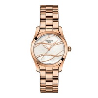 TISSOT 天梭 海浪系列 珍珠母贝钻石表盘石英女表 T112.210.33.111.00