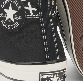 CONVERSE 匡威 CHUCK 70系列系带平底男士休闲鞋板鞋 Black/Egret/Egret UK 6 