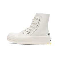 CONVERSE 匡威 CHUCK 70系列系带平底男士休闲鞋板鞋 166516C 白色 36.5 