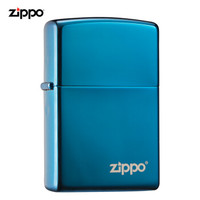 ZIPPO 之宝 美国进口 之宝（zippo） 防风煤油打火机不含油 20446ZL 蓝宝商标  品牌直供原装正版