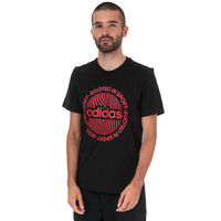 银联专享：adidas 阿迪达斯 Circled Graphic 男士短袖T恤