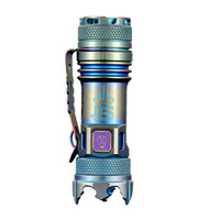 JETBeam杰特明 II pro钛合金强光远射迷你小型充电手电筒户外家用 出厂标配(无充电器电池)12周年钛合金(青蓝)