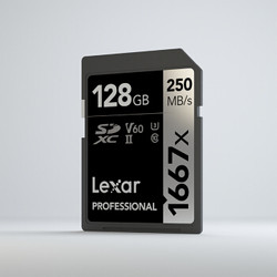 Lexar 雷克沙 1667x UHS-II U3 V60 128GB SD