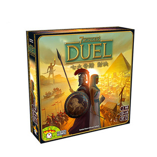 七大奇迹对决桌游中文正版7Wonders:Duel2人卡牌聚会休闲桌面游戏