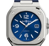 BELL & ROSS 柏莱士 BR05A-BLU-ST 男士自动机械手表