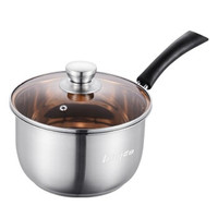 BAYCO 拜格 BG1332 不锈钢带盖宝宝辅食锅 18cm
