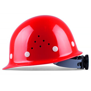 星工（XINGGONG）安全帽透气 ABS 建筑工程工地 电力施工 领导监理 红色