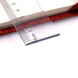 益而高（EaGLE）20cm透明直尺塑料测量刻度尺子 耐磨损办公学习绘图制图直尺 NO.1402