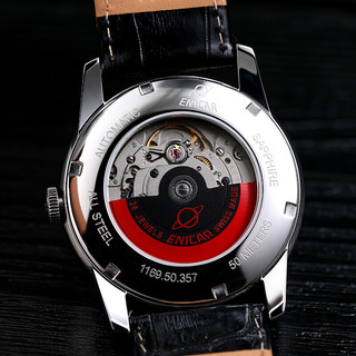 ENICAR 英纳格 红牌系列 1169-50-357aBZ 男士自动机械手表