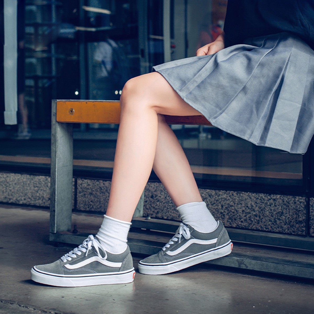 唯品尖货vans范斯oldskoolvn0a4bv5195中性低帮帆布鞋