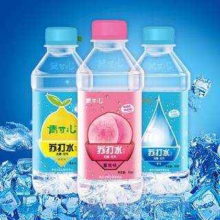 青可儿  蜜桃味苏打水  350ml/瓶* 24瓶