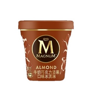 Magnum 梦龙 牛奶巧克力坚果口味冰淇淋 297g*2杯