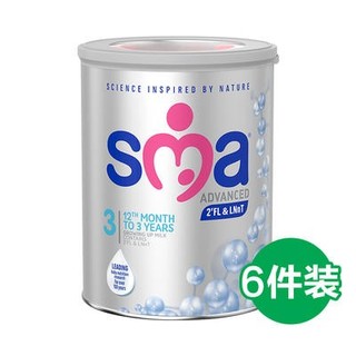 SMA 英国惠氏 铂金版配方奶粉 3段 800g*6罐