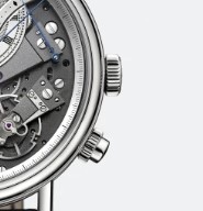 BREGUET 宝玑 传世系列 7077BB/G1/9XV 男款机械表 44mm 灰色 黑色