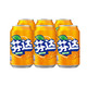 限地区：芬达 Fanta 橙味 汽水 碳酸饮料 330ml*6罐 *16件