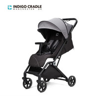 英蒂歌 Indigo Cradle诺亚noah婴儿推车可坐可躺伞车轻便折叠BB车可登机童车 泰晤士灰