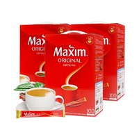 88VIP：maxim 麦馨 原味三合一速溶咖啡粉 100条*3盒
