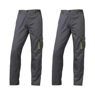代尔塔/DELTAPLUS 405409 马克6系列工装裤 风琴口袋舒适耐磨男工作裤 灰色 S 1件 可定制