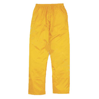 代尔塔 / DELTAPLUS 407003 PVC内涂层 涤纶透气分体雨衣 黄色 M码 1件