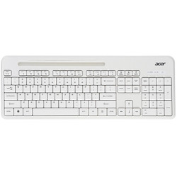 宏碁(acer) 蓝牙键盘 蓝牙无线双模键盘 笔记本ipad手机surface键盘  可插手机(白色)