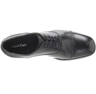 Calvin Klein Carlton Oxford 男士牛津皮鞋 Black US9.5