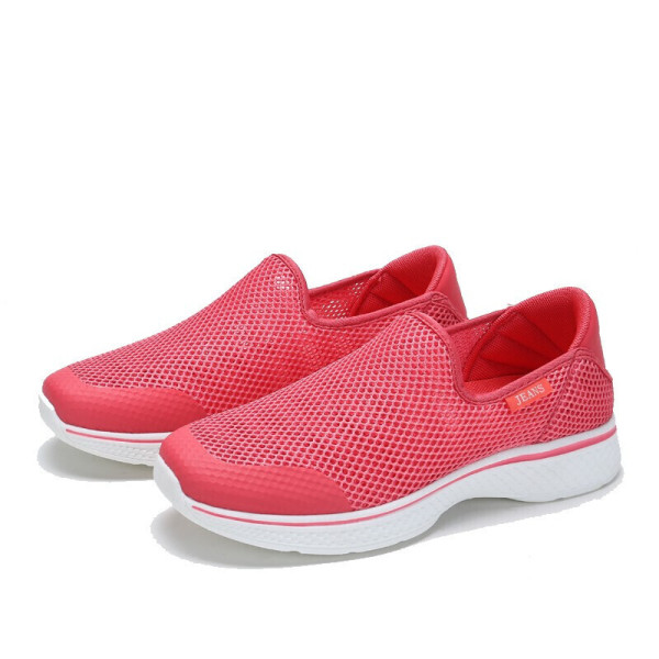 商品骆驼牌 女鞋网面透气舒适防滑轻便情侣款休闲鞋 w91303555 桃红