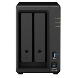 Synology 群晖 DS720  双盘位NAS网络存储服务器 黑色