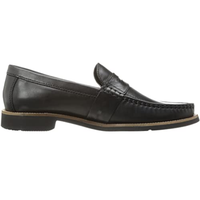 ROCKPORT 乐步 Camran Penny Loafer 真皮男士乐福鞋/一脚蹬 Black US7