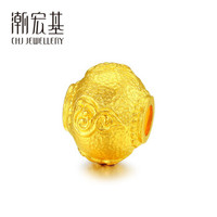 潮宏基 CHJ JEWELLERY 古法-福禄珠 足金黄金转运珠男女款 计价 XPG30014903 约3.05g