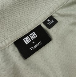 UNIQLO 优衣库 Theory合作系列男士纯色修身短袖POLO衫432520 嫰绿色XS