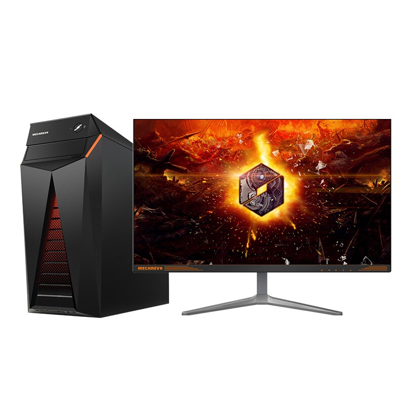 MECHREVO 机械革命 NX6-600 23.6英寸台式机 酷睿i7-8700 16GB 128GB SSD+1TB HDD GTX 1070 8G  
