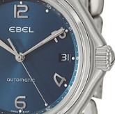 Ebel 玉宝 1911系列 9080241-14665P 男款机械表 38mm 蓝色 银色 不锈钢