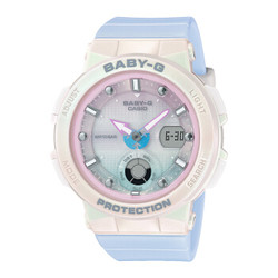 CASIO 卡西欧 BABY-G 贝壳渐变色系列 女士石英腕表 BGA-250-7A3