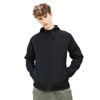 在外 软壳冲锋衣男女户外连帽加绒防风上衣外套潮情侣防泼水登山服 K9W2S0520 黑色 男 XXXL