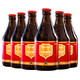 智美（Chimay）红帽啤酒 比利时进口修道院精酿啤酒 组合装330ml*6瓶 新旧包装随机发货 *4件